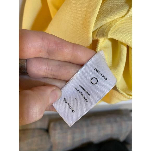 Likely NWT Arcadia Cut-out Bodycon Yellow Dress Size 2, MSRP $188 - Picture 7 of 14